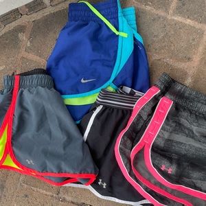 UnderArmour & Nike running Shorts Bundle
